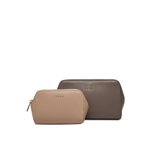 Furla Kosmetyczka Camelia M WE00453 ARE000 3782S Szary ze sklepu MODIVO w kategorii Kosmetyczki - zdjęcie 182758968