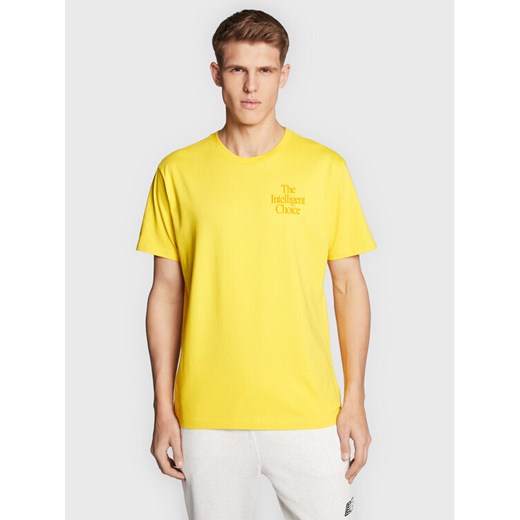 New Balance T-Shirt MT23502 Żółty Relaxed Fit ze sklepu MODIVO w kategorii T-shirty męskie - zdjęcie 182758976