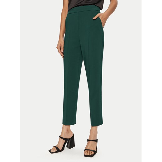 PINKO Spodnie materiałowe 102861 A213 Zielony Regular Fit ze sklepu MODIVO w kategorii Spodnie damskie - zdjęcie 182758989