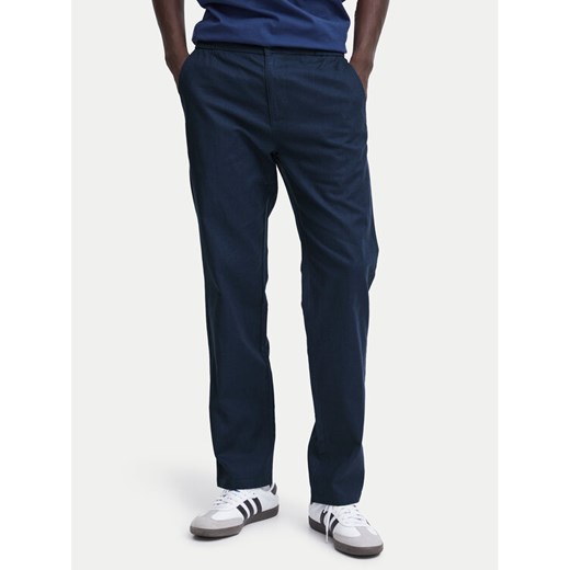 Blend Spodnie materiałowe 20716614 Granatowy Straight Fit ze sklepu MODIVO w kategorii Spodnie męskie - zdjęcie 182758995