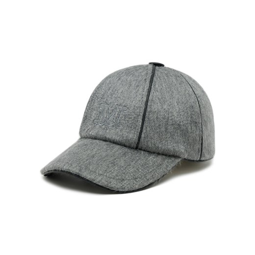 Max Mara Czapka z daszkiem 2345760137600 Szary ze sklepu MODIVO w kategorii Czapki z daszkiem damskie - zdjęcie 182759035