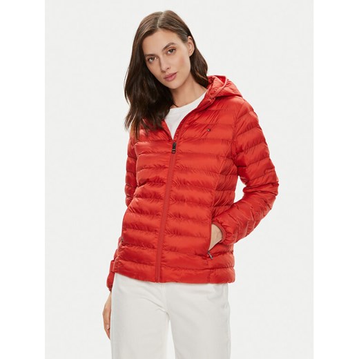 Tommy Hilfiger Kurtka przejściowa WW0WW38927 Czerwony Regular Fit ze sklepu MODIVO w kategorii Kurtki damskie - zdjęcie 182759096