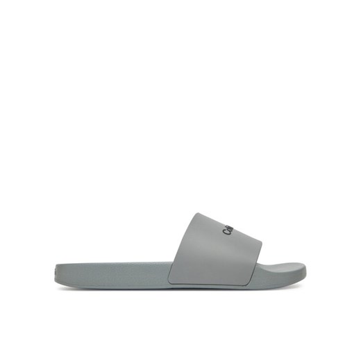 Calvin Klein Klapki Pool Slide Rubber HM0HM00455 Szary ze sklepu MODIVO w kategorii Klapki męskie - zdjęcie 182759097
