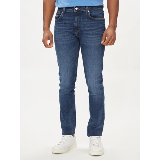 Tommy Hilfiger Jeansy Bleecker MW0MW34511 Granatowy Slim Fit ze sklepu MODIVO w kategorii Jeansy męskie - zdjęcie 182759177