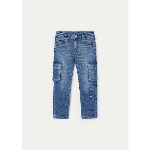 Mayoral Jeansy 4534 Niebieski Regular Fit ze sklepu MODIVO w kategorii Spodnie dziewczęce - zdjęcie 182759195