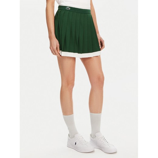 Lacoste Spódnica tenisowa JF8576 Zielony Regular Fit ze sklepu MODIVO w kategorii Spódnice - zdjęcie 182759207