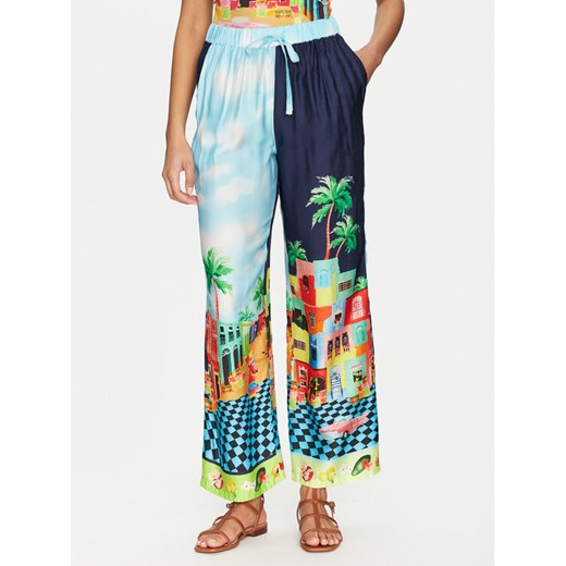 Seafolly Spodnie materiałowe Cuba 55441-PA Kolorowy Relaxed Fit XL MODIVO