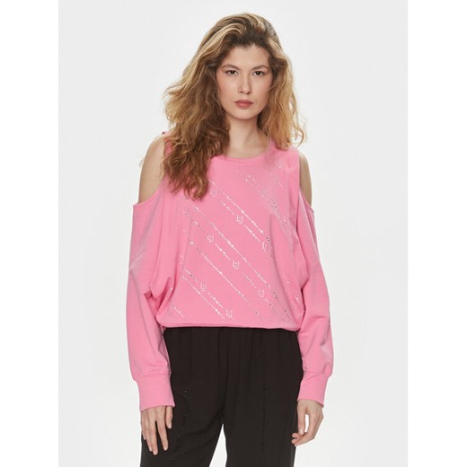 Liu Jo Sport Bluza TA4170 FS090 Różowy Regular Fit ze sklepu MODIVO w kategorii Bluzy damskie - zdjęcie 182759408