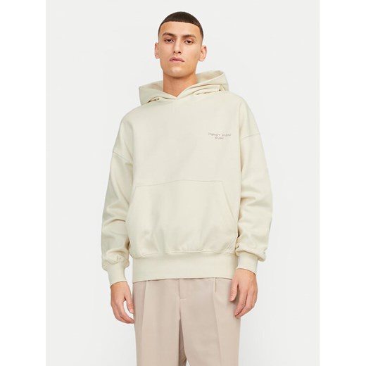 Jack&Jones Bluza Noho 12263036 Écru Oversize ze sklepu MODIVO w kategorii Bluzy męskie - zdjęcie 182759477