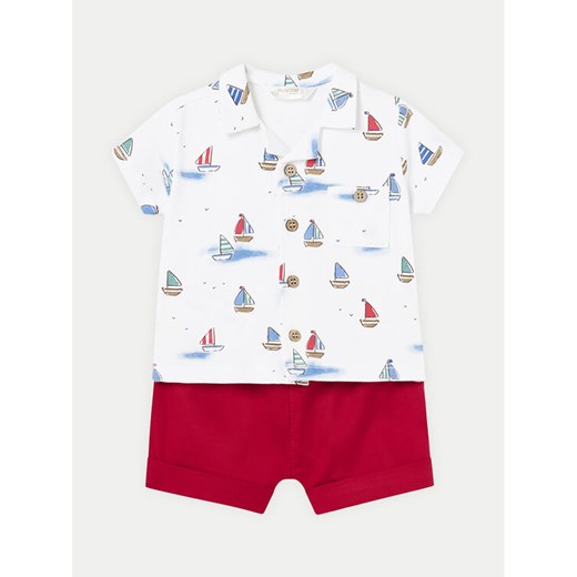 Mayoral Komplet t-shirt i spodenki 1222 Kolorowy Regular Fit ze sklepu MODIVO w kategorii Komplety niemowlęce - zdjęcie 182759498