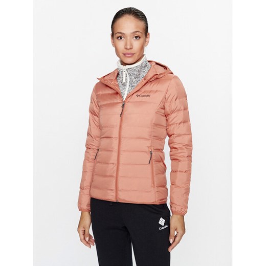 Columbia Kurtka puchowa Lake 22™ Down Hooded Jacket Pomarańczowy Regular Fit ze sklepu MODIVO w kategorii Kurtki damskie - zdjęcie 182759505