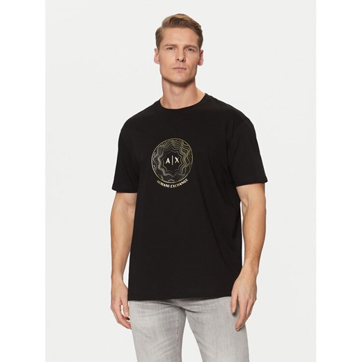 Armani Exchange T-Shirt XM000328 AF10364 UC001 Czarny Regular Fit ze sklepu MODIVO w kategorii T-shirty męskie - zdjęcie 182759529