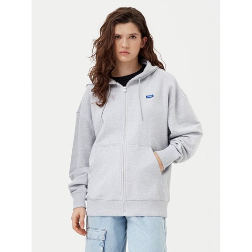 HUGO Bluza Doa 50542512 Szary Relaxed Fit ze sklepu MODIVO w kategorii Bluzy damskie - zdjęcie 182759587