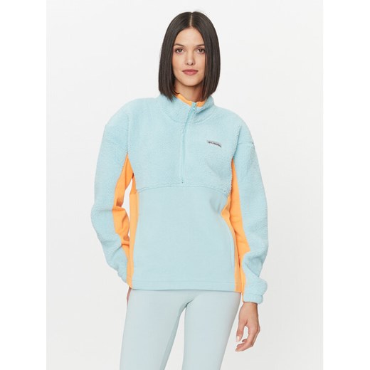 Columbia Polar Trek™ Hybrid Sherpa 1/2 Zip Zielony Regular Fit ze sklepu MODIVO w kategorii Bluzy damskie - zdjęcie 182759615