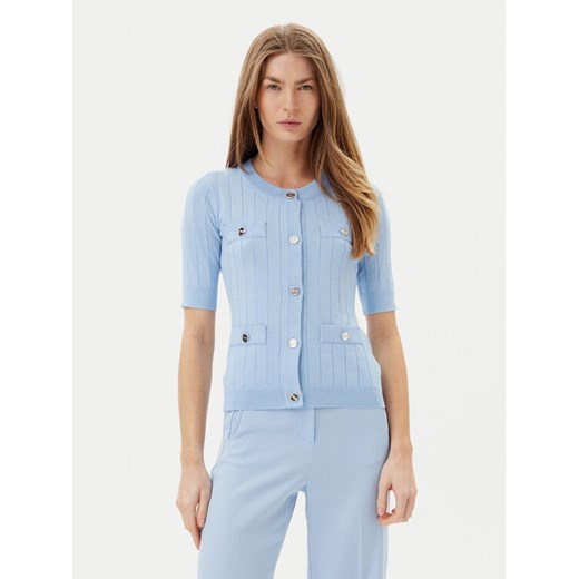 ARTIGLI Kardigan ACMA001877 Niebieski Regular Fit ze sklepu MODIVO w kategorii Swetry damskie - zdjęcie 182759797