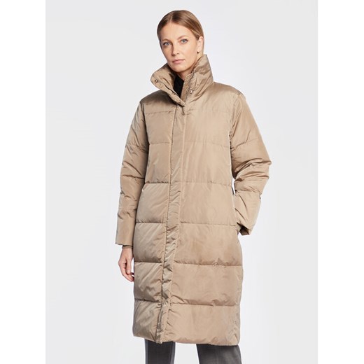 Bruuns Bazaar Kurtka puchowa Lucky BBW2528 Beżowy Regular Fit ze sklepu MODIVO w kategorii Kurtki damskie - zdjęcie 182759849