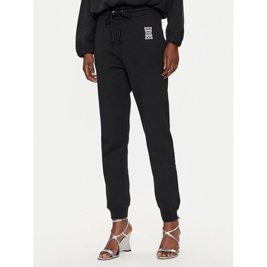 Pinko Spodnie dresowe Felpa 100371 A23C Czarny Regular Fit ze sklepu MODIVO w kategorii Spodnie damskie - zdjęcie 182759966