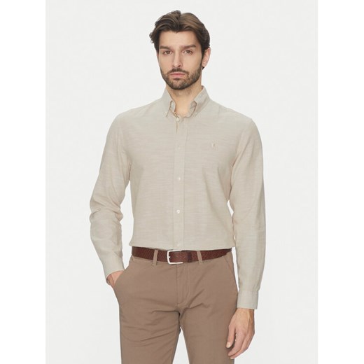 Jack&Jones Koszula Summer 12274599 Beżowy Regular Fit ze sklepu MODIVO w kategorii Koszule męskie - zdjęcie 182760119
