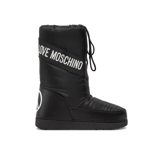 LOVE MOSCHINO Śniegowce JA24032G1LISA000 Czarny ze sklepu MODIVO w kategorii Buty zimowe męskie - zdjęcie 182760199