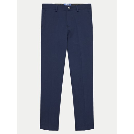 Jack&Jones Junior Spodnie materiałowe Solar 12203547 Niebieski Slim Fit ze sklepu MODIVO w kategorii Spodnie chłopięce - zdjęcie 182760208