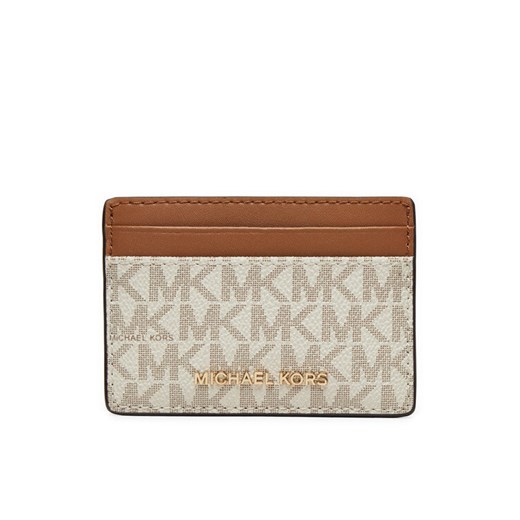 MICHAEL Michael Kors Etui na karty kredytowe 32F1GJ6D0B Écru ze sklepu MODIVO w kategorii Etui - zdjęcie 182760238
