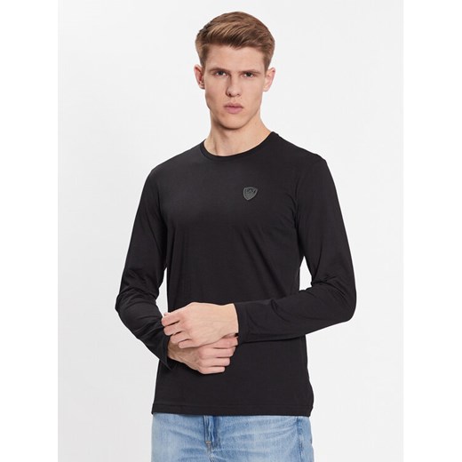 EA7 Emporio Armani Longsleeve 3RPT43 PJNTZ 1200 Czarny Regular Fit S MODIVO