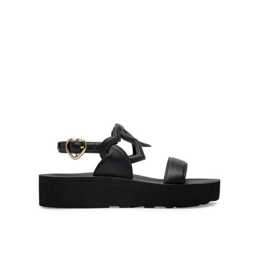 LOVE MOSCHINO Sandały JA16054I1MIA0000 Czarny ze sklepu MODIVO w kategorii Sandały damskie - zdjęcie 182760289