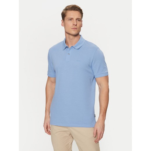 BOSS Polo Pallas 50468362 Niebieski Regular Fit ze sklepu MODIVO w kategorii T-shirty męskie - zdjęcie 182760318