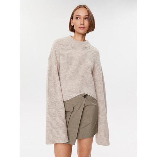 Herskind Sweter Hudson 4916750 Beżowy Regular Fit ze sklepu MODIVO w kategorii Swetry damskie - zdjęcie 182760345