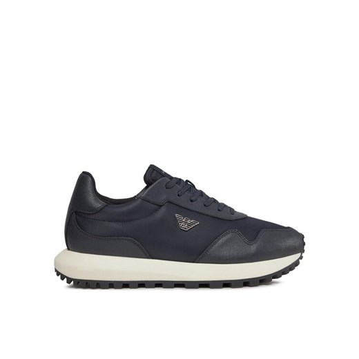 Emporio Armani Sneakersy X4X630 XN877 N151 Granatowy ze sklepu MODIVO w kategorii Buty sportowe męskie - zdjęcie 182760385