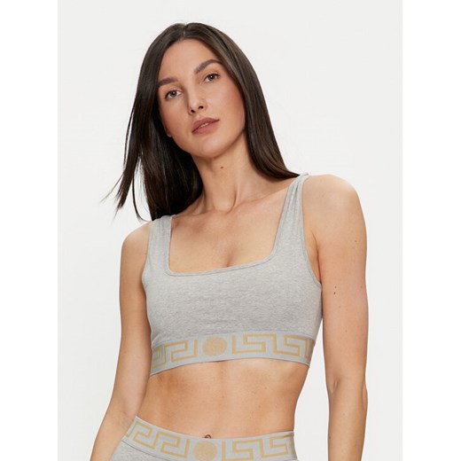Versace Biustonosz top 1013323 Szary ze sklepu MODIVO w kategorii Biustonosze - zdjęcie 182760468