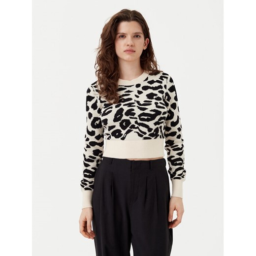 ONLY Sweter Lima 15339828 Beżowy Cropped Fit ze sklepu MODIVO w kategorii Swetry damskie - zdjęcie 182760497