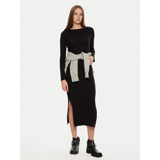 Brave Soul Sukienka codzienna LDRJ-624CAMILA Czarny Regular Fit ze sklepu MODIVO w kategorii Sukienki - zdjęcie 182760525
