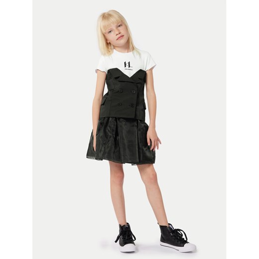 Karl Lagerfeld Kids Sukienka codzienna Z30086 D Czarny Regular Fit ze sklepu MODIVO w kategorii Sukienki dziewczęce - zdjęcie 182760539