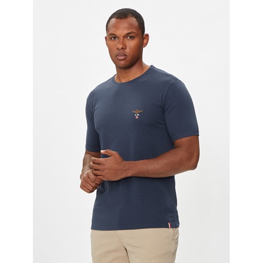 Aeronautica Militare T-Shirt AM1UTI001 Granatowy Regular Fit Aeronautica Militare XL MODIVO