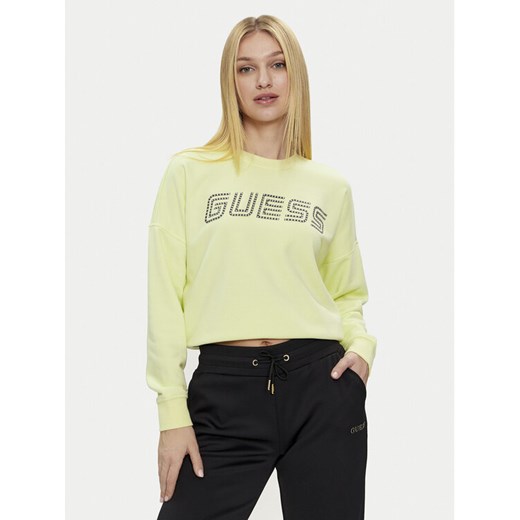 Guess Bluza Skylar V4GQ07 K8802 Zielony Relaxed Fit ze sklepu MODIVO w kategorii Bluzy damskie - zdjęcie 182760597