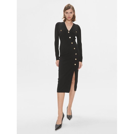 Pinko Sukienka dzianinowa Comasico 101925 A16I Czarny Slim Fit ze sklepu MODIVO w kategorii Sukienki - zdjęcie 182760655