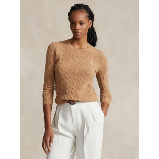 Polo Ralph Lauren Sweter 211910421002 Beżowy Regular Fit Polo Ralph Lauren XS MODIVO