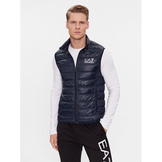 EA7 Emporio Armani Kamizelka 8NPQ01 PN29Z 1578 Granatowy Regular Fit ze sklepu MODIVO w kategorii Kamizelki męskie - zdjęcie 182760806