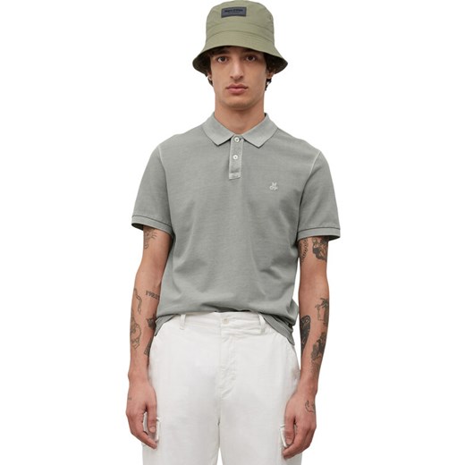 Marc O'Polo Polo B21226653000 Szary Regular Fit ze sklepu MODIVO w kategorii T-shirty męskie - zdjęcie 182760859