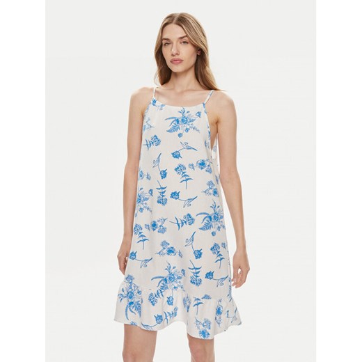Vero Moda Sukienka letnia Mymilo 10303634 Biały Regular Fit Vero Moda XS MODIVO