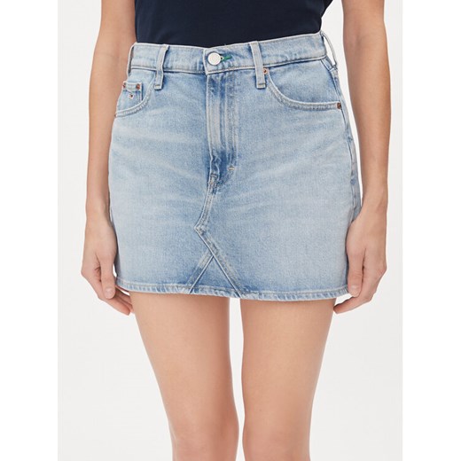 Tommy Jeans Spódnica jeansowa Izzie DW0DW17219 Niebieski Regular Fit ze sklepu MODIVO w kategorii Spódnice - zdjęcie 182760908
