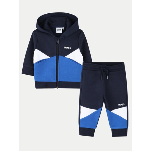 Boss Dres J51262 M Granatowy Regular Fit ze sklepu MODIVO w kategorii Dresy dla niemowlaka - zdjęcie 182760927