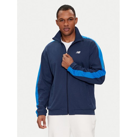 New Balance Bluza Greatest Hits MJ41503 Granatowy Relaxed Fit ze sklepu MODIVO w kategorii Bluzy męskie - zdjęcie 182760928