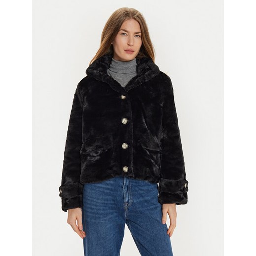 Vero Moda Futro Sonjaeva 10310303 Czarny Regular Fit ze sklepu MODIVO w kategorii Futra damskie - zdjęcie 182761016
