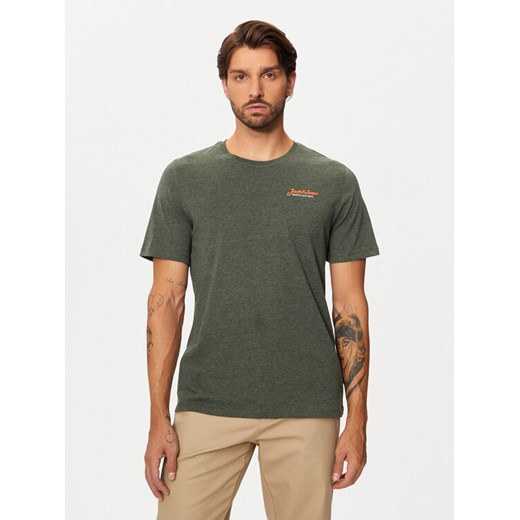 Jack&Jones T-Shirt Erik 12257603 Zielony Relaxed Fit ze sklepu MODIVO w kategorii T-shirty męskie - zdjęcie 182761039