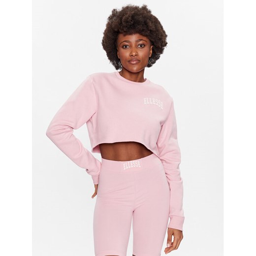 Ellesse Bluza Canleo SGR17860 Różowy Cropped Fit ze sklepu MODIVO w kategorii Bluzy damskie - zdjęcie 182761068