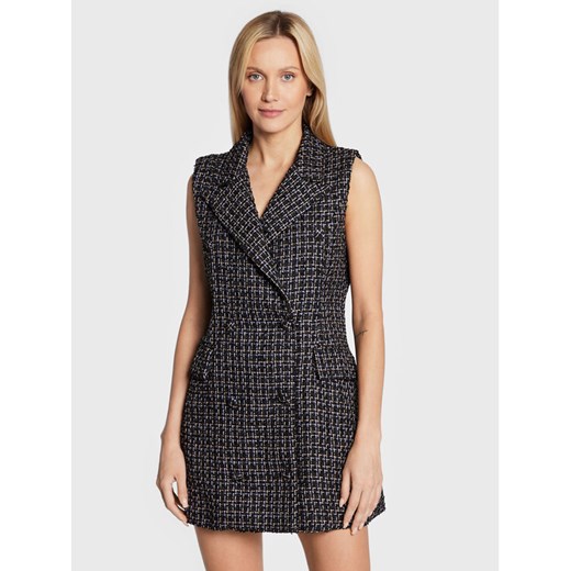 Glamorous Sukienka dzianinowa CK6798 Czarny Regular Fit ze sklepu MODIVO w kategorii Sukienki - zdjęcie 182761069