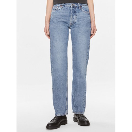 Samsøe Samsøe Jeansy Susan F23400103 Niebieski Straight Fit ze sklepu MODIVO w kategorii Jeansy damskie - zdjęcie 182761108