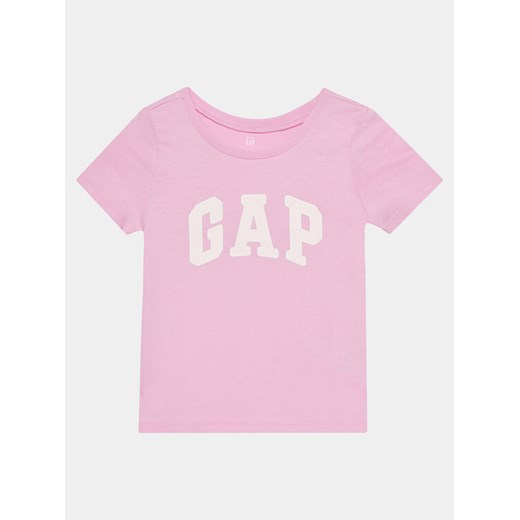 Gap T-Shirt 862123-00 Różowy Regular Fit ze sklepu MODIVO w kategorii Bluzki dziewczęce - zdjęcie 182761188